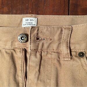 Men’s J Crew Brown Jeans, Size 32W 30L